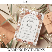 Fall Wedding Invitations