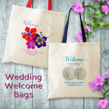 Wedding Welcome Bags, Tropical