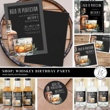 Black Aged To Perfection Whiskey Men's Birthday