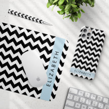 Black Zigzag, Blue - Home Decor Collection
