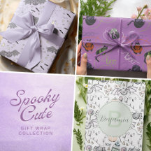 Spooky Cute Halloween Gift Wrap
