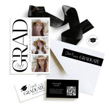 Modern Graduation Stationery