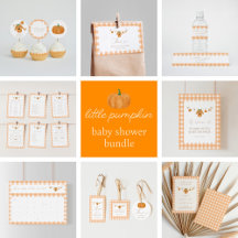 Pumpkin Baby Shower Collection