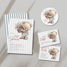 Cute Grey Teddy Daisy