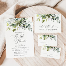 Eucalyptus Leaves and Greenery Bridal Collection