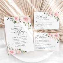 Blush Flowers Wedding Collection