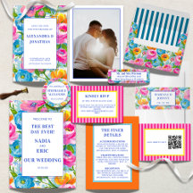 Going Bold: Bright Vibrant Colorful Joyful Wedding