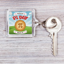 Pi Day Keychains