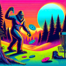 Darn Trees   Bigfoot Disc Golf Humor 