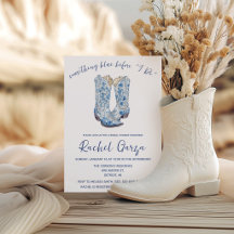 Something Blue Before "I Do" Cowboy Bridal Shower