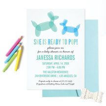 Modern Baby Shower Invitations