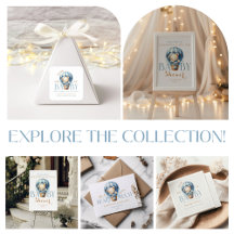 Hot Air Balloon Teddy Bear Blue