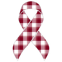 Multiple Myeloma Cancer Awareness Plaid, Burgundy