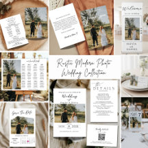 Rustic Modern Photo Wedding Collection
