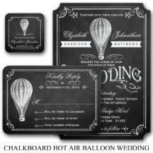 The Chalkboard Hot Air Balloon Wedding Collection