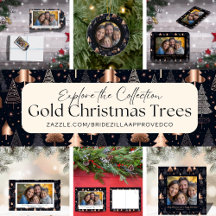 Gold Christmas Tree Collection