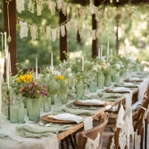 HAND DRAWN LINE ART WILDFLOWER BRIDAL SHOWER