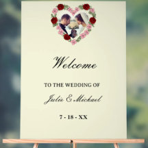 Country wedding - Floral heart