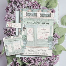 French Bakery Patisserie Paris Birthday