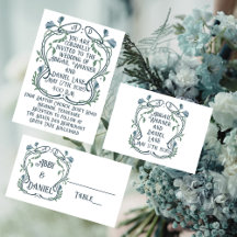 Blue-Green Art Nouveau 