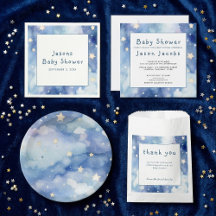 Starry sky baby shower