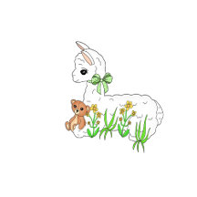 Llama and Teddy Bear Baby Shower