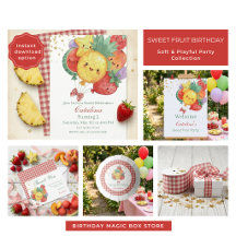 Sweet Fruit Birthday Tropical Kids Party
