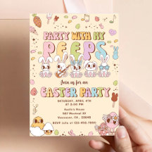 Funny Groovy Easter Birthday Party 1