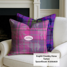 Preppy pink tartan plaid home and living
