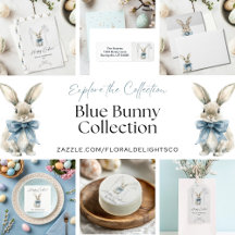 Blue Bunny Easter