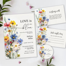 Wildflowers Love is in bloom Bridal Shower