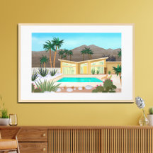 Mid-century Modern Pool House