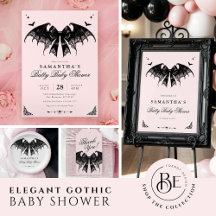 Elegant Gothic Baby Shower