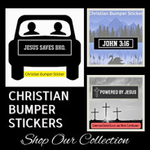Christian Bible Verse Bumper Stickers