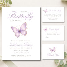 Purple Butterfly On The Way