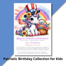 Patriotic Birthday Collection for Kids