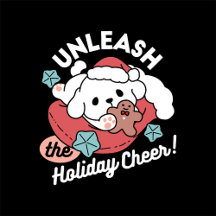 Christmas Dog in Santa Hat – Holiday Cheer for Pet