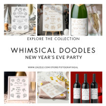 Doodle Icon New Years Eve Party