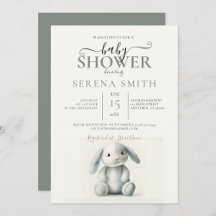 STUFFED BUNNY BABY SHOWER COLLECTION
