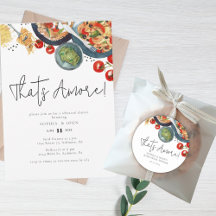 That's Amore! Watercolor Italian Dishes