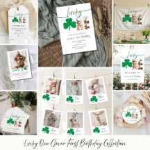 Lucky One Clover First Birthday Collection