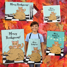 Funny Cat Turkey Thanksgiving Party Supplies