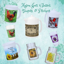 BEVERAGE GLASSES, TEAPOTS, & PITCHERS
