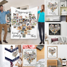 Heart Photo Collage with 36 Photos