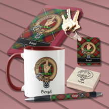 Clan Boyd Tartan and Crest Collection