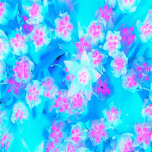 Blue and Hot Pink Succulent Underwater Sedum