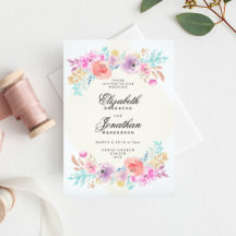 Pastel Watercolor English Basket