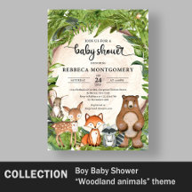 Woodland Forest Animals Greenery