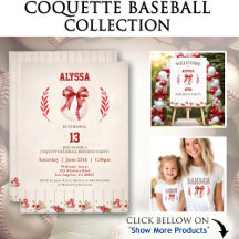 Coquette Girl Baseball