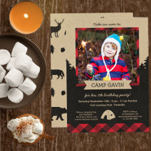 Rustic Camping Birthday Party